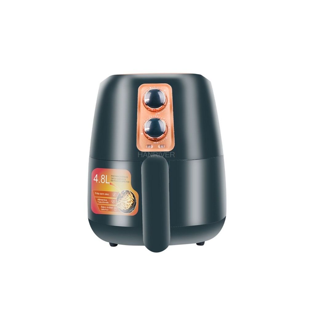 Large Capacity Kitchen Electric Air Fryer4.8LBlack Buy Online in