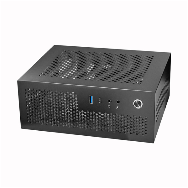 A09 HTPC Computer Case Mini ITX Gaming PC Chassis Black