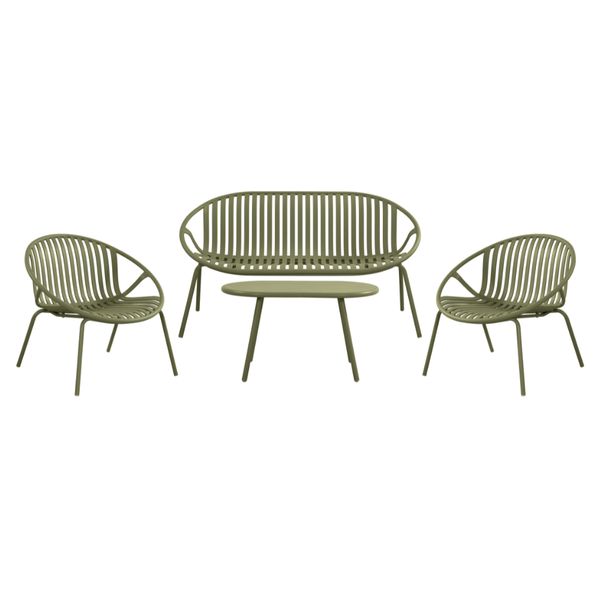 FDB Lisbon Lounge Set Sage