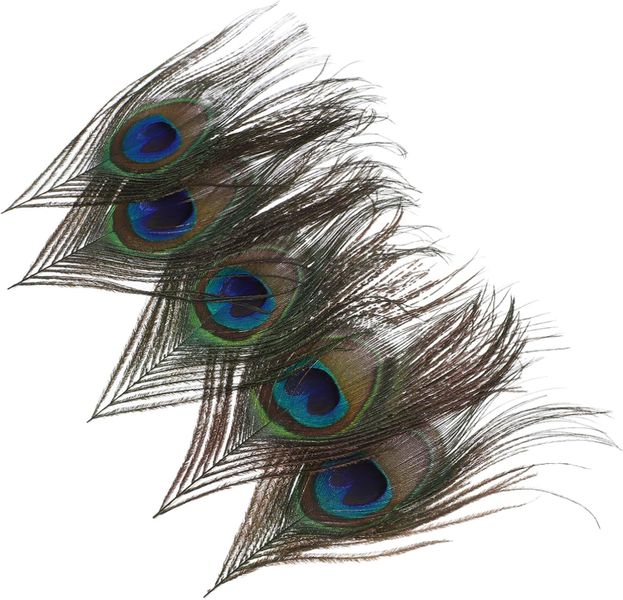 5 Pieces Decorative Plumes for Weddings and Parties Multi-Functional Craft
