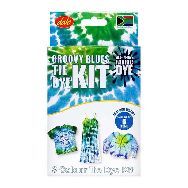Dala Groovy Blues Tie Dye Kit 3 Colours