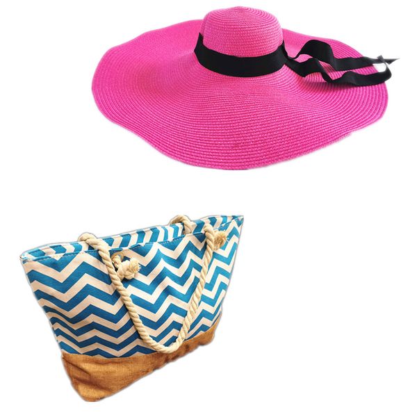 Cubana Sun Hat For Women + Tote Bag