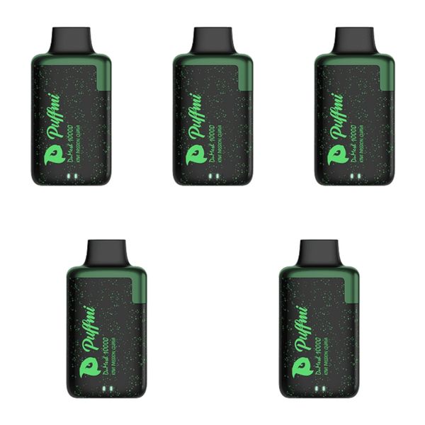 PUFFMI DuMesh 10000 Puffs Vape 20MG - Kiwi Passion Guava (Pack of 5)
