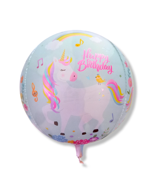 Happy Birthday Kids Balloon - Unicorn