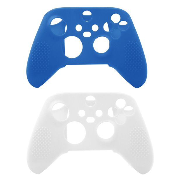 Unibright Silicone Covers (Pack of 2) Blue and White for Xbox Series X/S