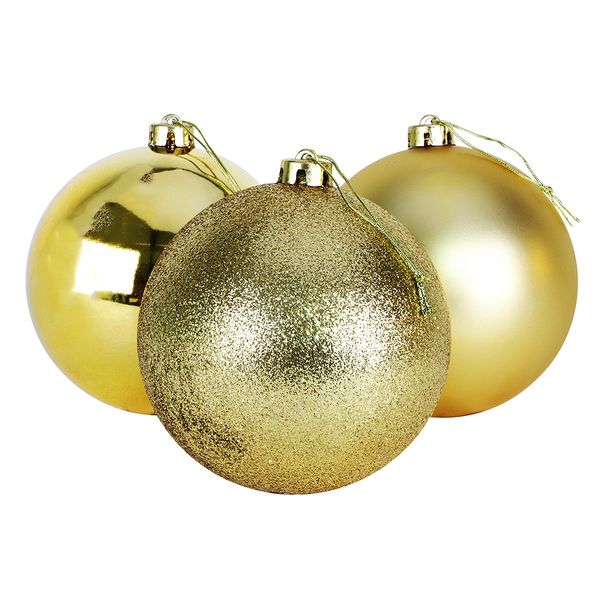 10pc Christmas Bauble - 6cm - SILVER
