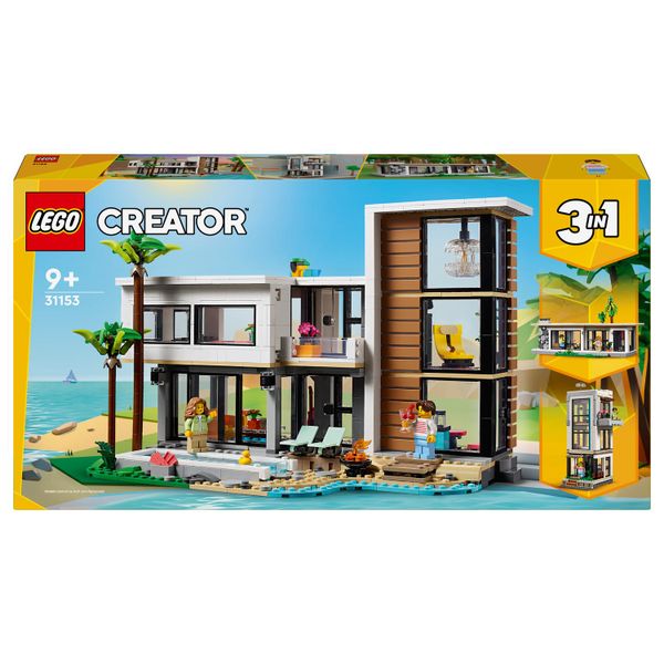 LEGO® - Creator 3 in 1 Modern House Toy Playset for Kids - 31153