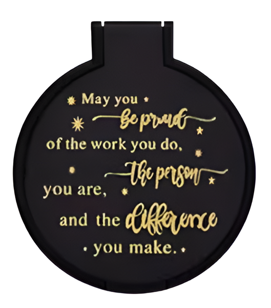Makeup Mirror Be Proud Foldable Pocket Mirror Gift