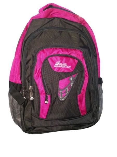Camel Mountain Laptop Backpack - Pink