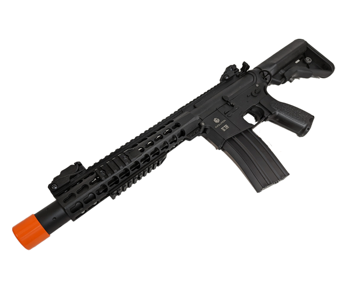 Evolution Recon S 10" Carbontech Airsoft Rifle Black Orange Tip 94173
