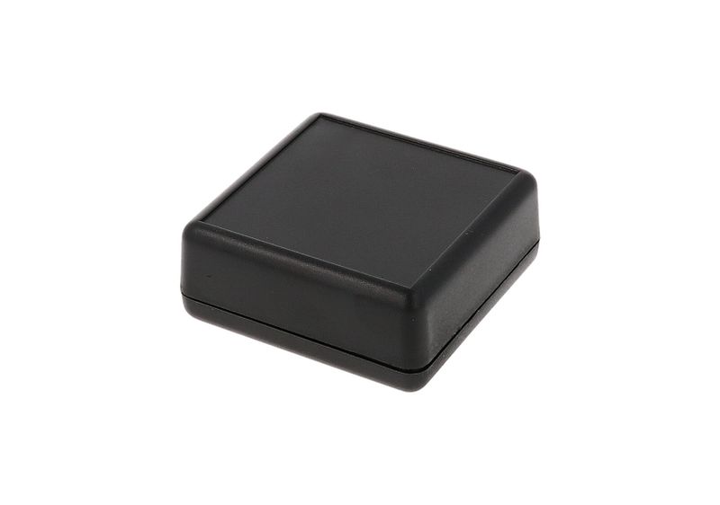 1593JBK ABS Hand Held Enclosure 66×66×28mm Black IP54 No Battery Door