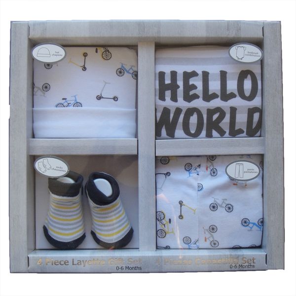 Mothers Choice 4 Piece Gift Set - Hello World