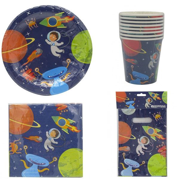 Astronaut - Space-Party in a Box - 48 pieces