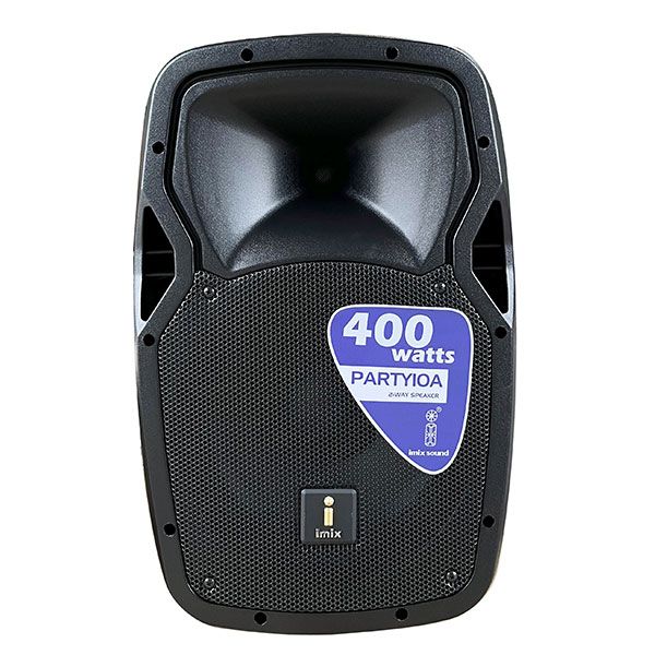 Imix Party Box 10"x2 Speaker Stand Mic &amp; Remote