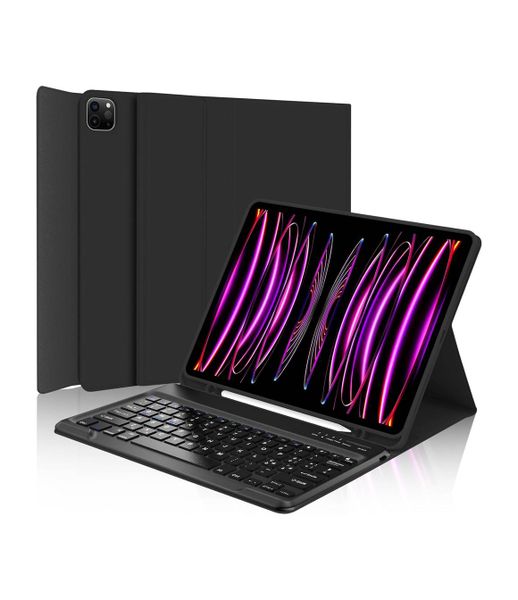 Bluetooth Keyboard Case Compatible with Ipad Pro 13 (2024) - Pink