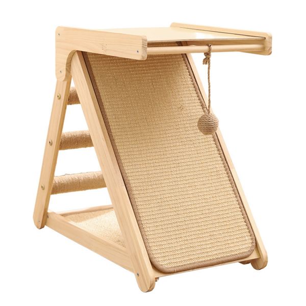 Cat Scratch Board Cat Scratching Pad Cat Scratcher Toy with Jump Platform