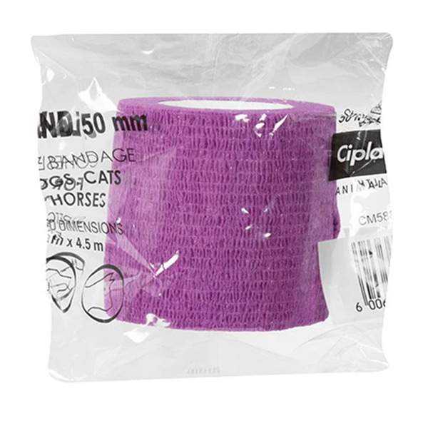 Adhesive Strap Bandage 7.5cm x 4m Purple