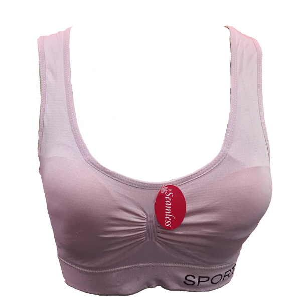 Seamless Sport Bra Q214 Light Pink