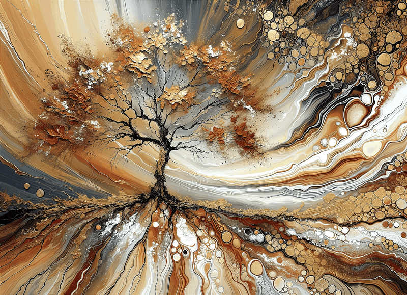 Canvas Wall Art Home Decor - Brown Autumn