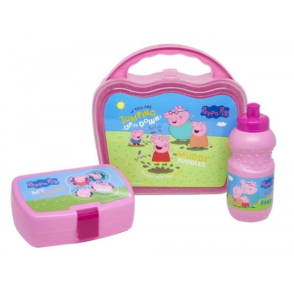 Peppa Pig Wave Kit with Astro Bottle and Sandwich Box