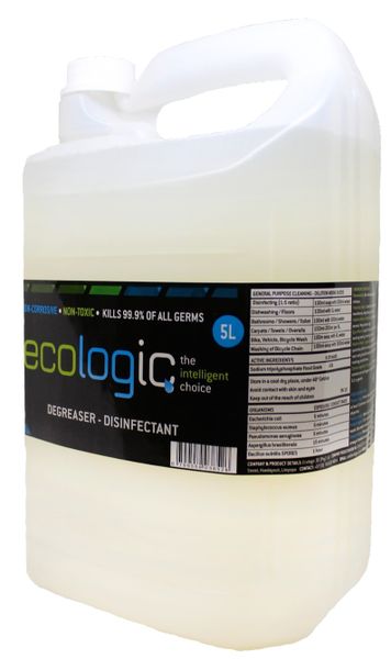 Ecologic - All In One Degreaser, Disinfectant, Stain Remover - 5L