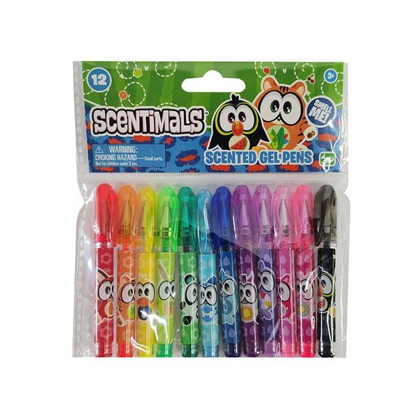 Scentimals 12 Scented Mini Gel Pen
