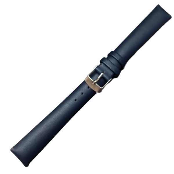 Genuine Leather Watch Strap Smooth Unstitched Finish 16mm