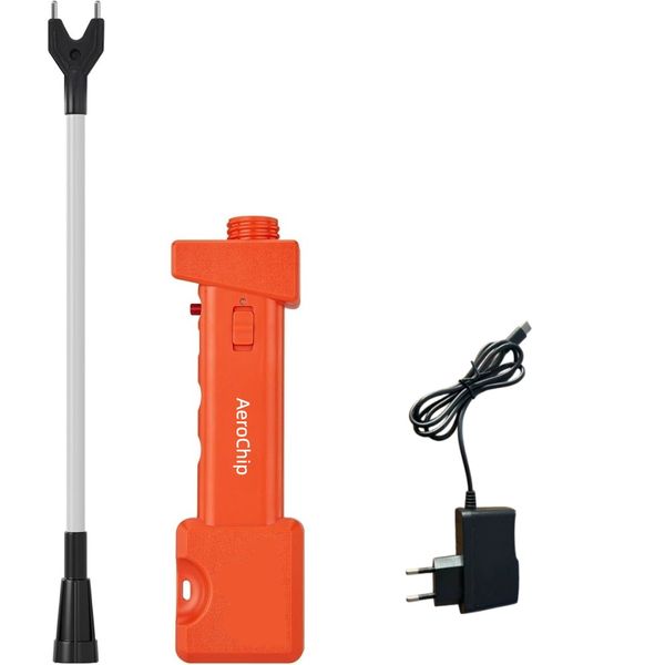 Cattle Prod, Rechargeable Electric Livestock Prod with LED Light