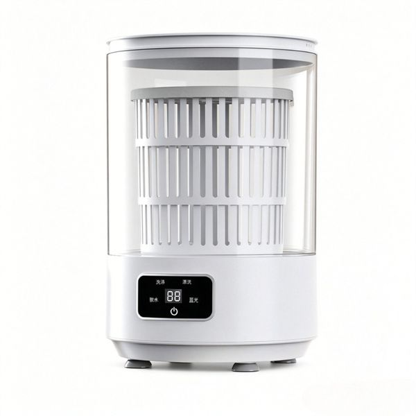 Compact Washer &amp; Spin Dryer Combo, Mini Washing Machine for Lingerie