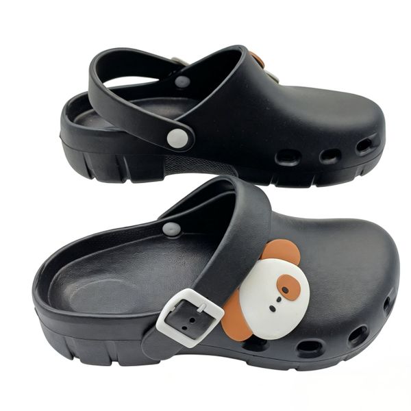 Women Black Eva Slippers image
