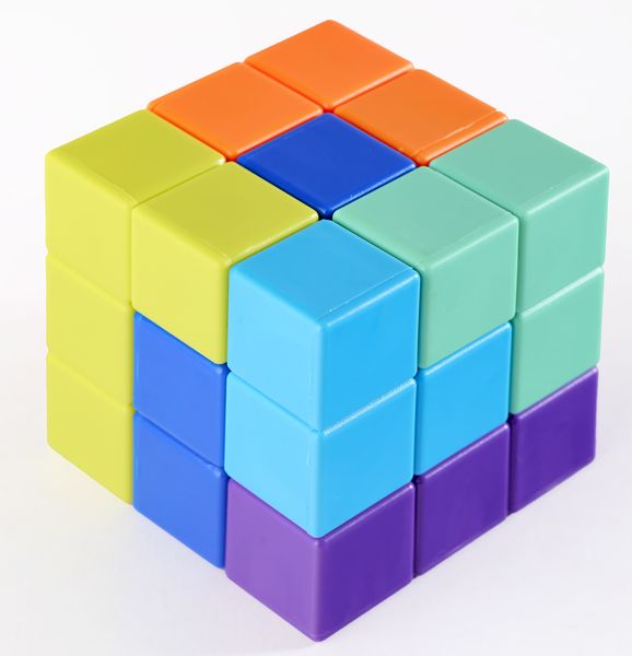 Magnetic Tetris Learning Puzzle Set