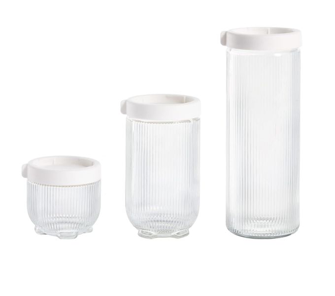Bailock Glass Food Storage Container Set - 3 Piece
