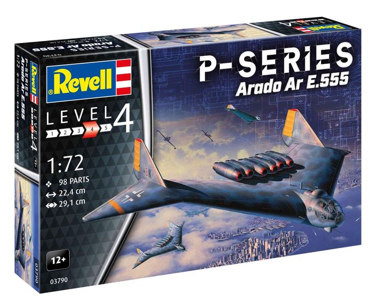 Revell 1/72 Arado Ar E.555 - P-Series Plane Plastic Model Kit