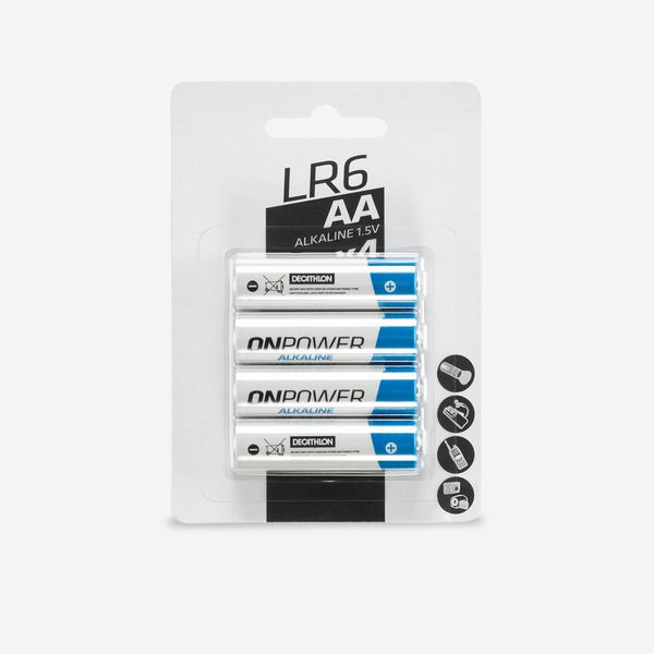Forclaz Pack of Four AA Alkaline Batteries