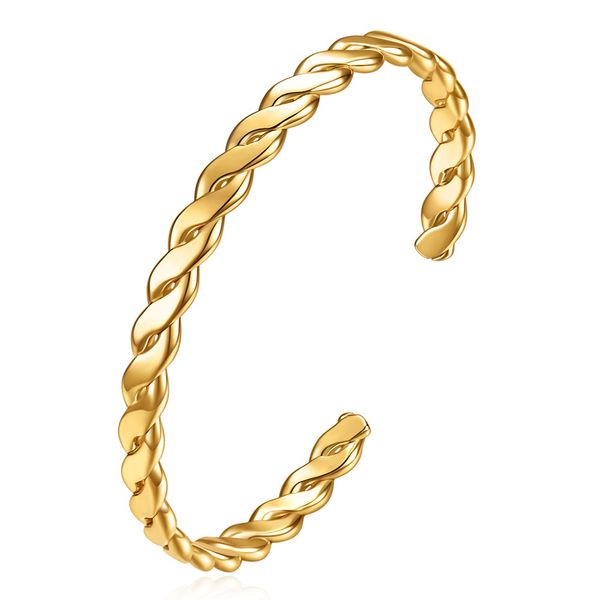 ZELTRYN New Fashionable Versatile Simple C Shaped 6MM Bracelet