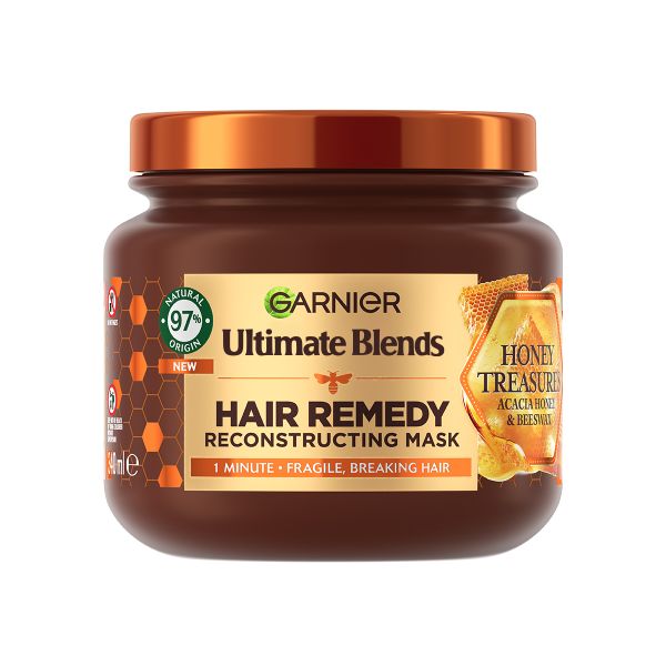 Garnier Ultimate Blends Honey Treasures Hair Remedy Mask 340ml