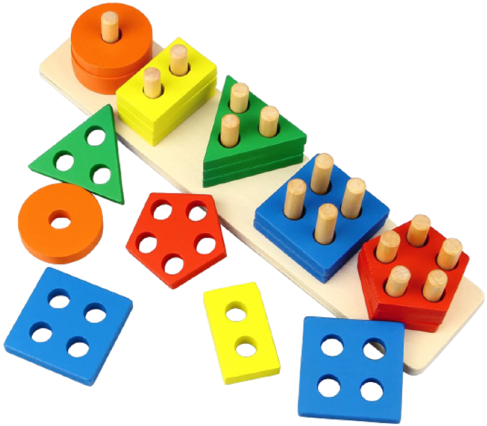 Wooden Educational Shape Sorting Toy