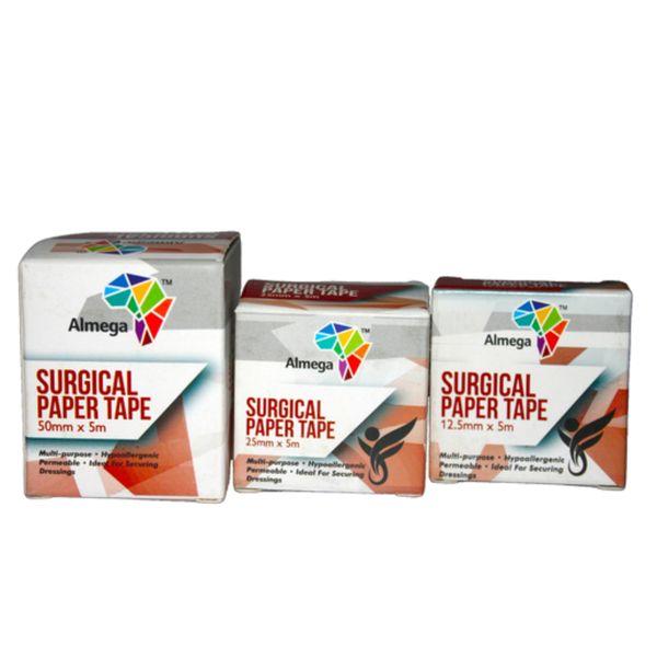 Surgical Perforated Tape 25mm x 5m Roll - 2 Pack