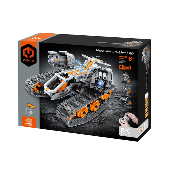 4 in 1 High-speed Vehicle/Robot RC Construction set 604 pieces