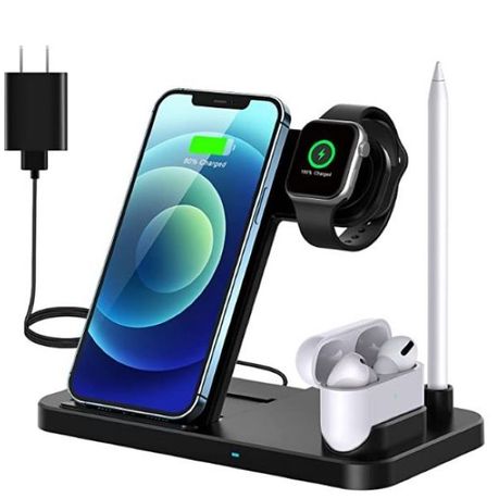 4-in-1 Wireless Fast Charger (compatible with iPhone and Android) | Buy  Online in South Africa 