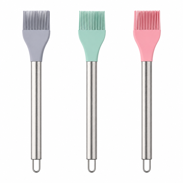 Premium Silicone Basting &amp; Pastry Brush with Stainless Steel Handle