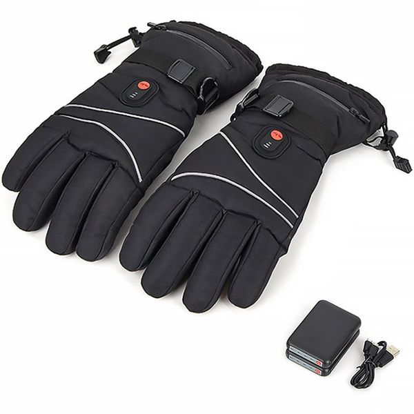 Electric Heated Gloves Battery Heating Thermal Touchscreen Function Outdoor