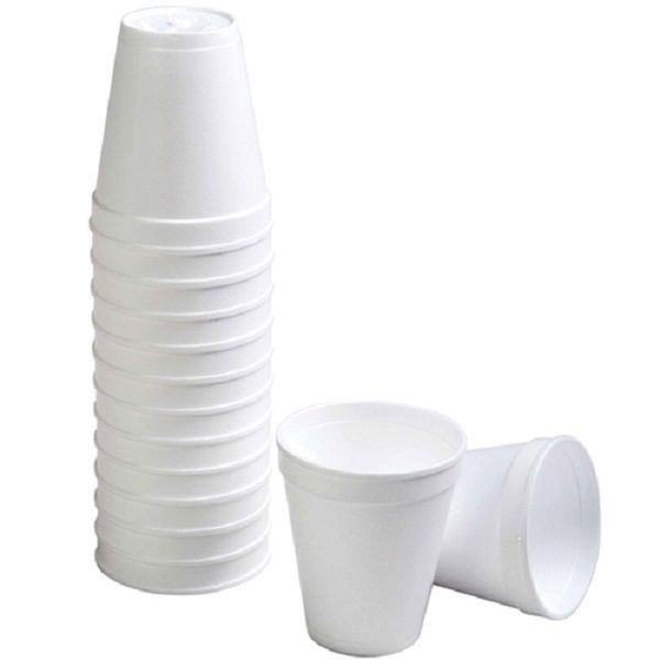 White Foam Cups - 250ml - Box of 1000