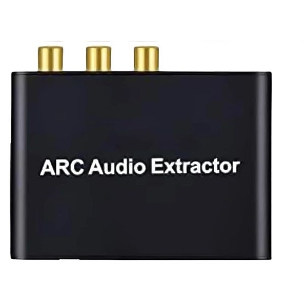 HDMI ARC Audio Extractor with SPDIF &amp; 3.5mm Compatible with HDTV Soundbar