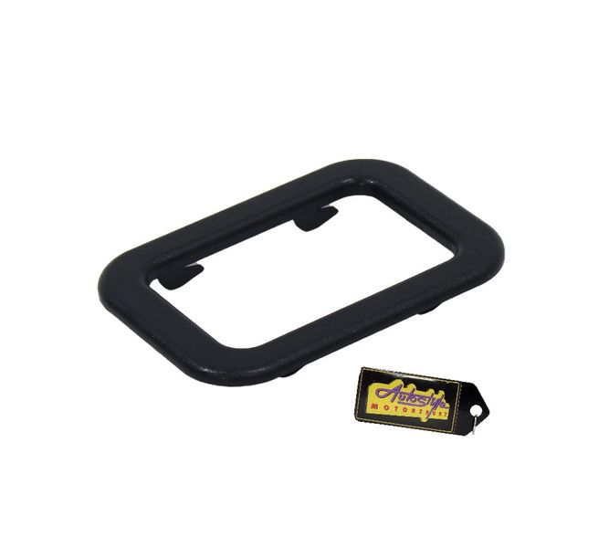 Single Black Inner Door Handle Trim + Keyring - Fits BMW E30 (Non-OEM)