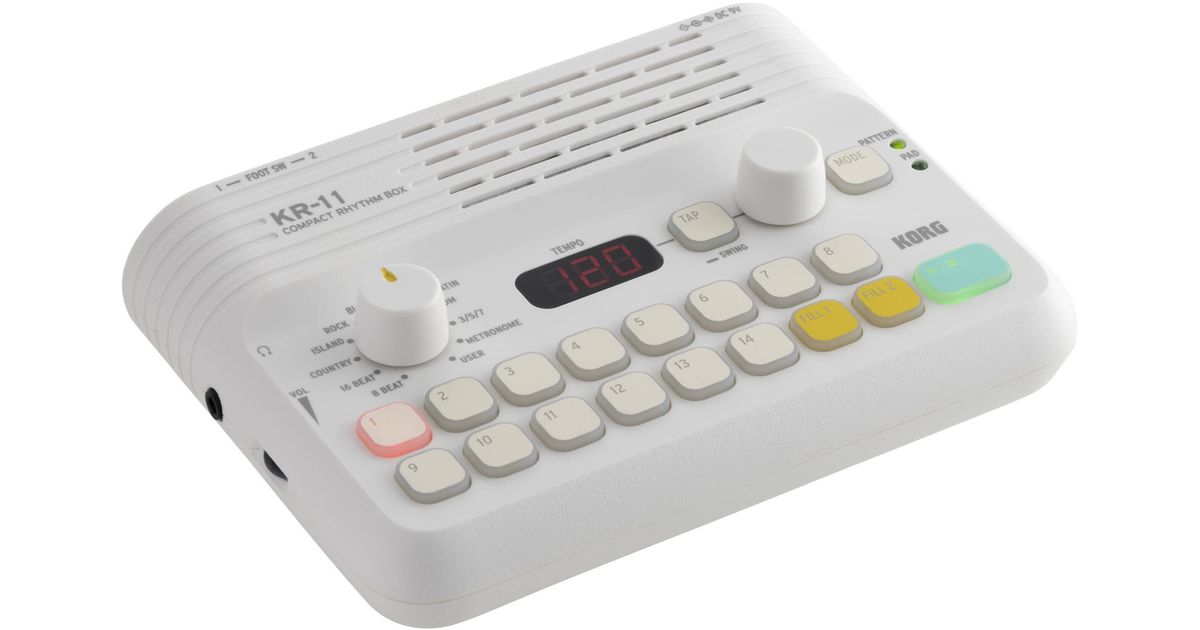 Korg KR-11 Compact Rhythm Box Drum Machine