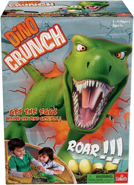 Dino Crunch Action Game - Save the Dino Eggs Before the T-Rex Leaps!
