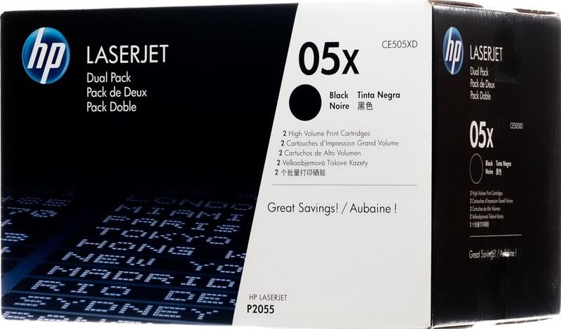 HP 05X -2 Original Black High Capacity Toner Cartridge