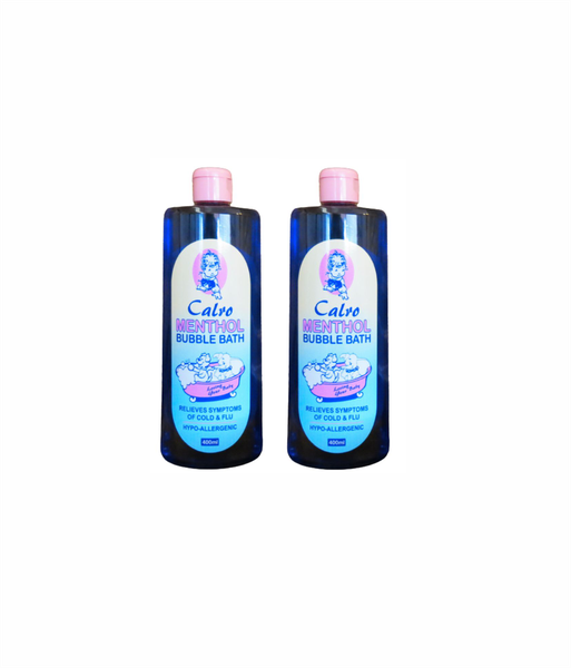 Calro Menthol Bubble Bath 400ml - 2 Bottles