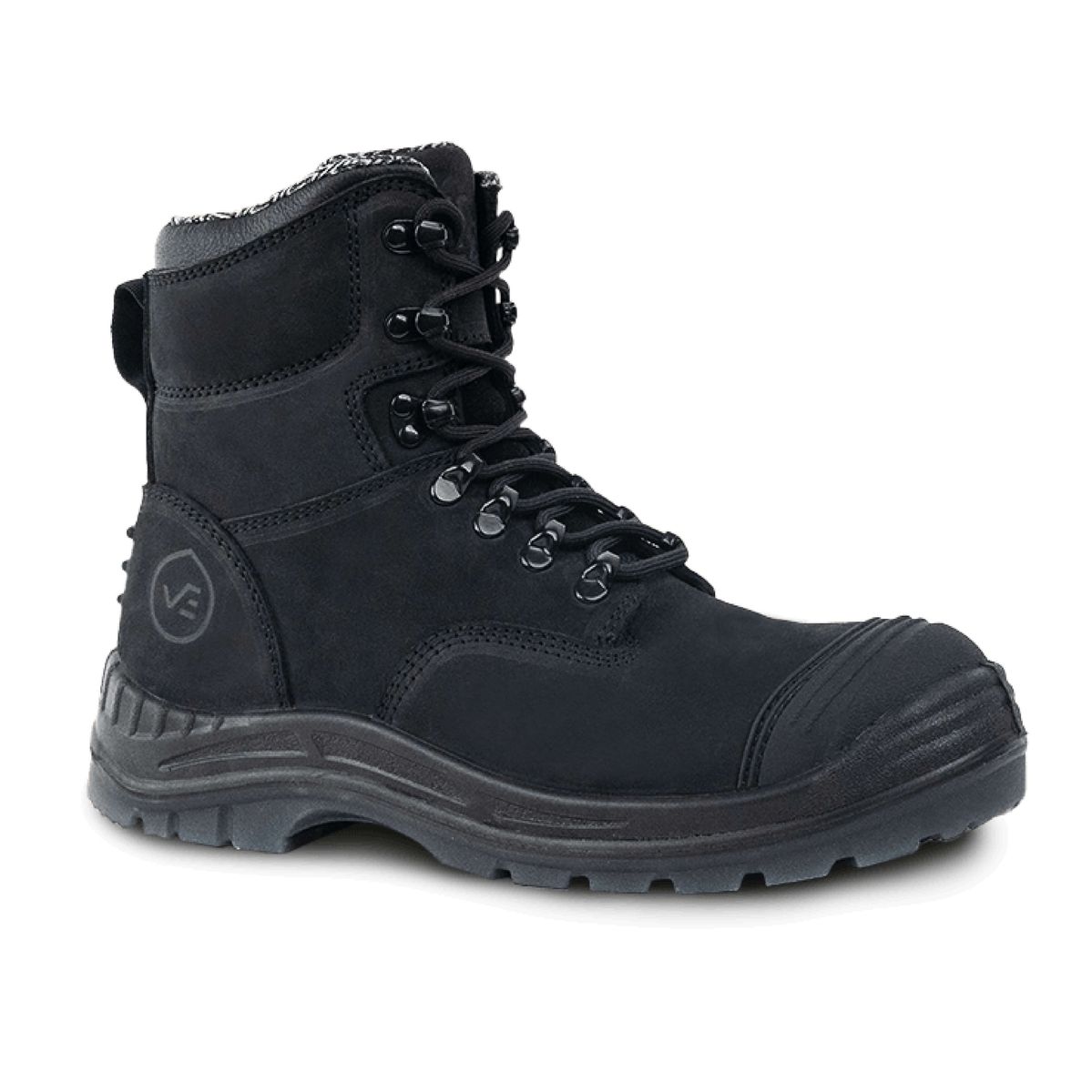 Brawn Safety Work Boots - Black - Curve Gear | Shop Today. Get it ...